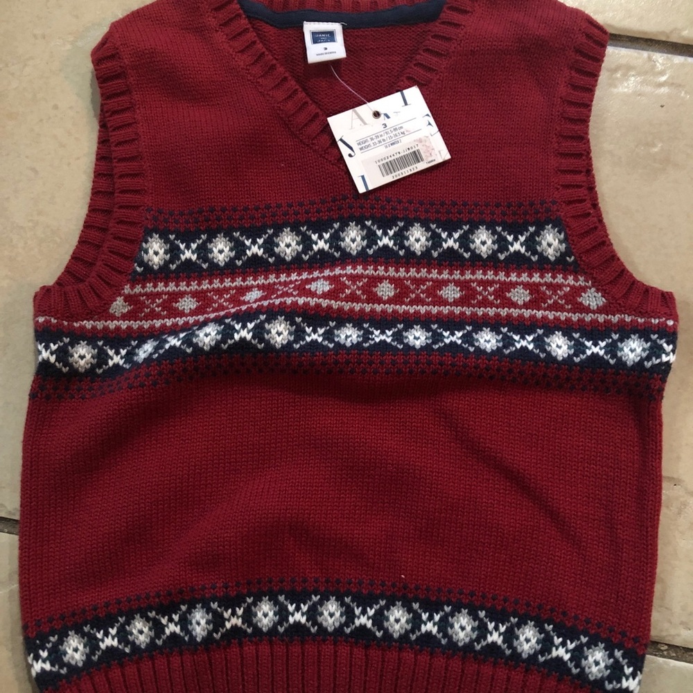 NWT Janie and Jack Kids Vest